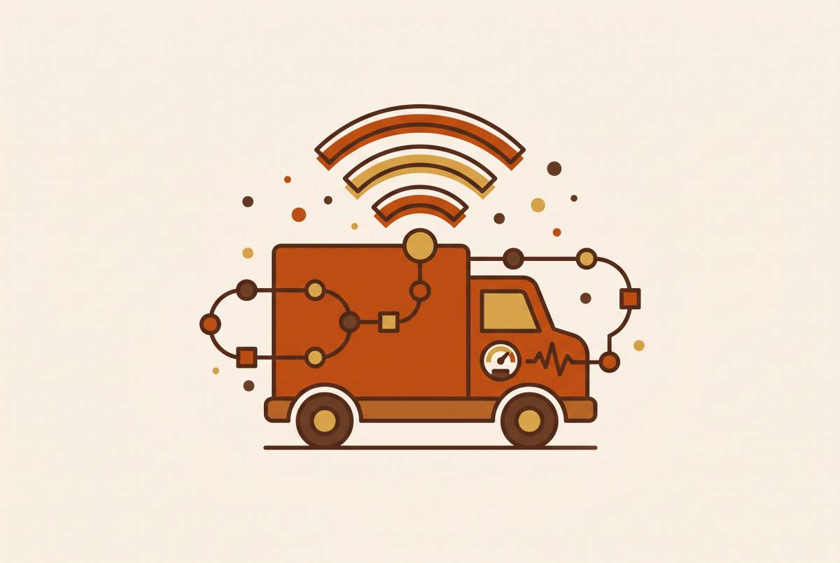 Cover illustration for “Telematics Data in Predictive Fleet Maintenance Programs”