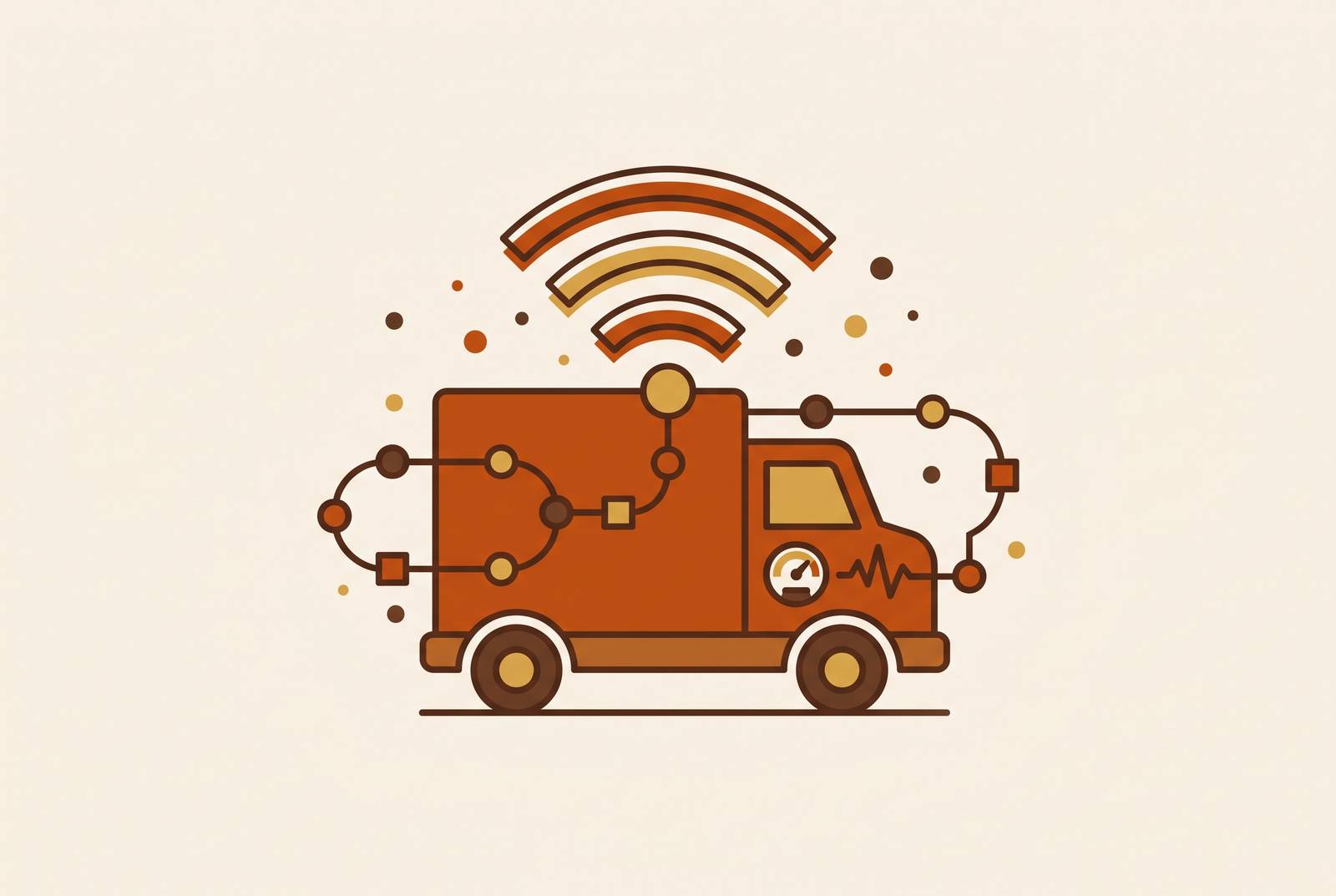 Cover illustration for “Telematics Data in Predictive Fleet Maintenance Programs”