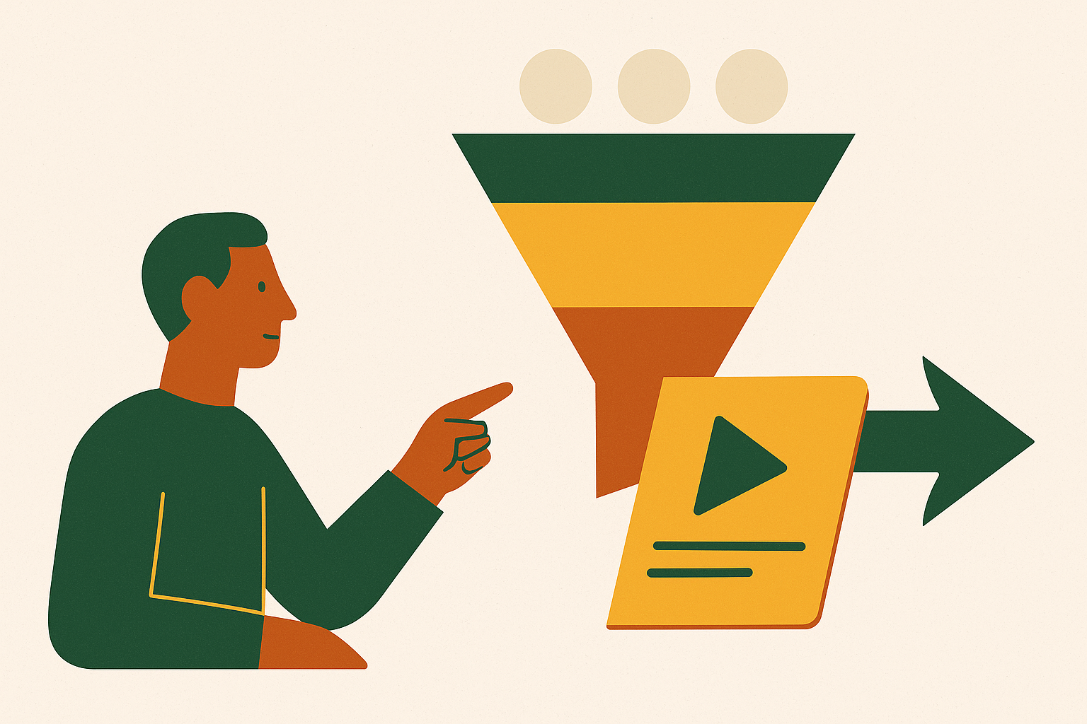 Cover illustration for “Bottom-of-Funnel Content Types That Accelerate B2B Deals”