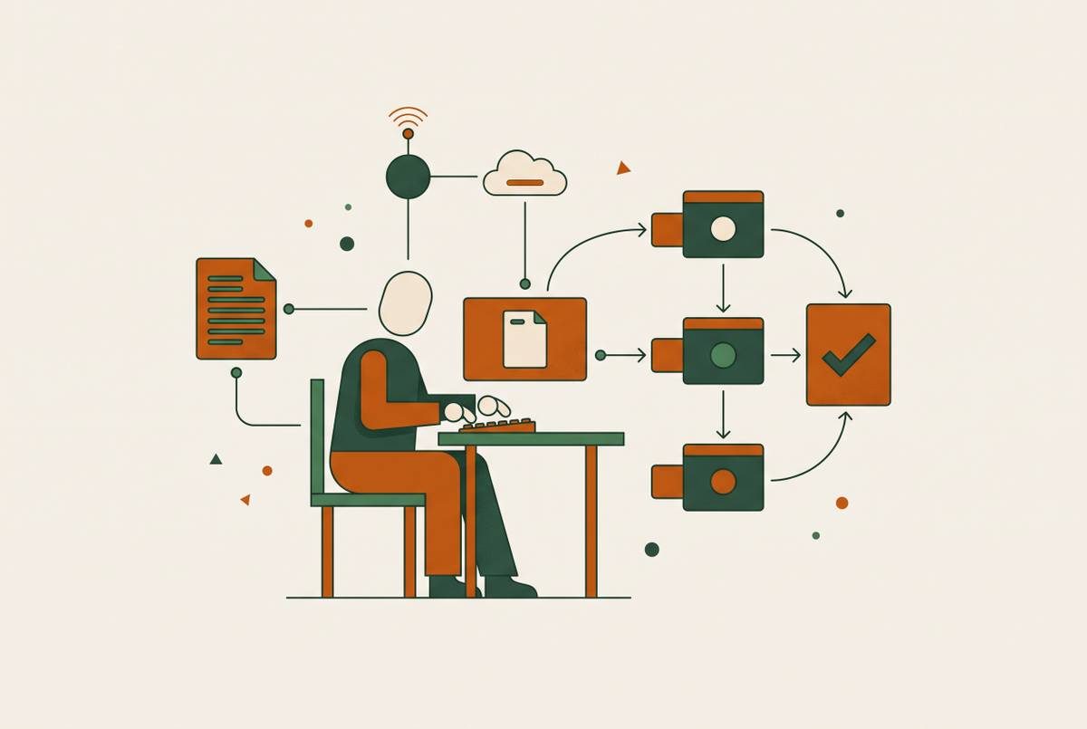 Cover illustration for “Single-Writer Content Operation Setup for Startups”