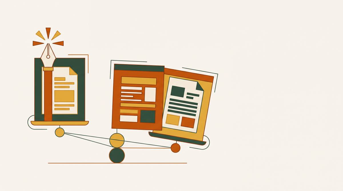 Cover illustration for “AI Content Tools Compared for B2B Marketing Teams”