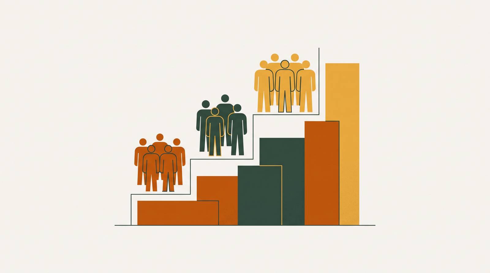 Cover illustration for “Content Velocity Benchmarks by Company Stage and Team Size”