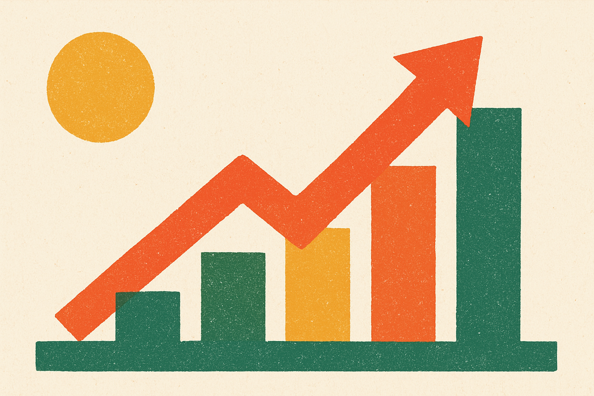 Cover illustration for “Conversion Rate Benchmarks by Industry and Channel”
