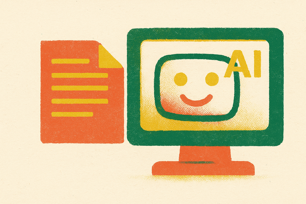 Cover illustration for “On-Brand Output from AI Content Generators”
