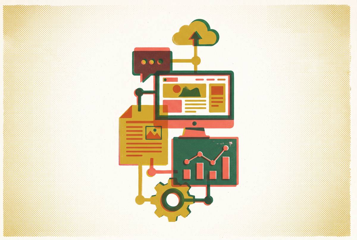 Cover illustration for “Tech Stack for an In-House Content Team”