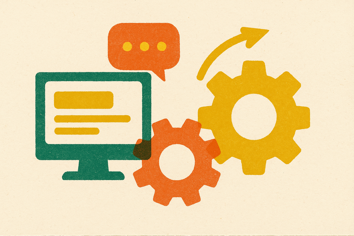 Cover illustration for “Content Operations Tech Stack for Mid-Market Teams”