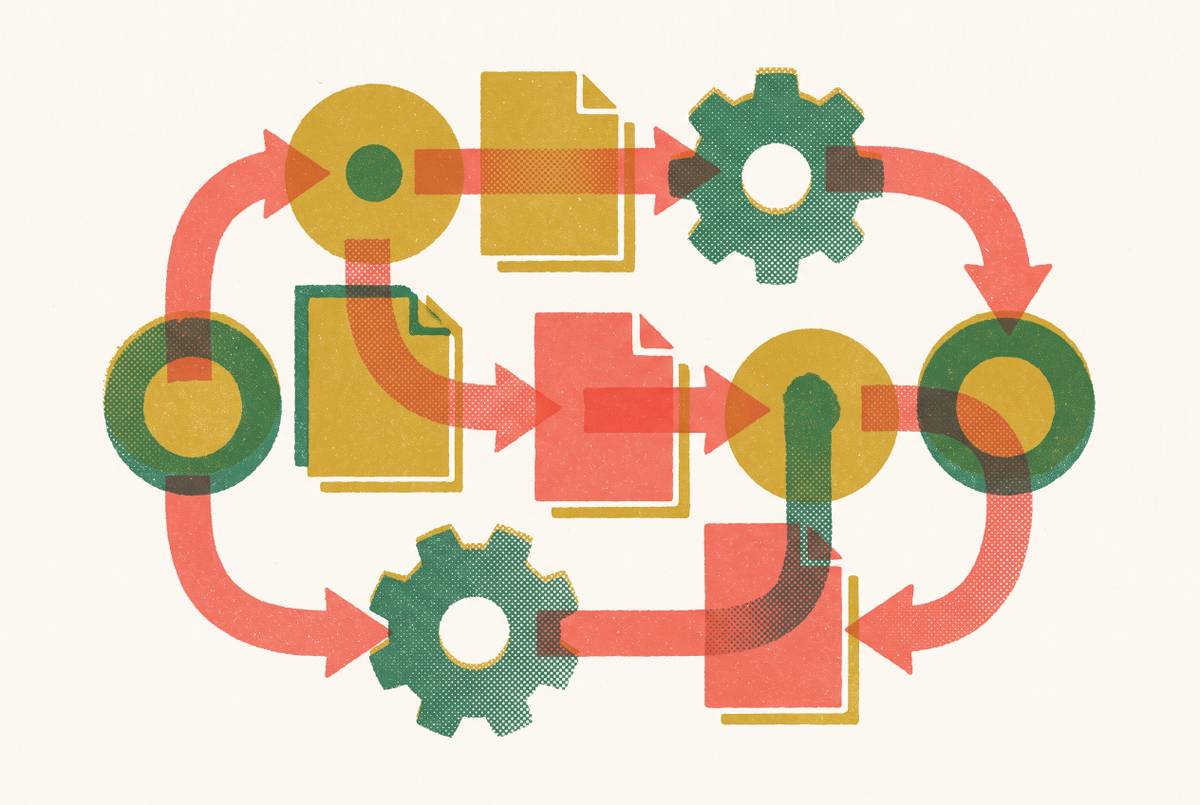 Cover illustration for “Content Workflow Automation for Marketing Teams”