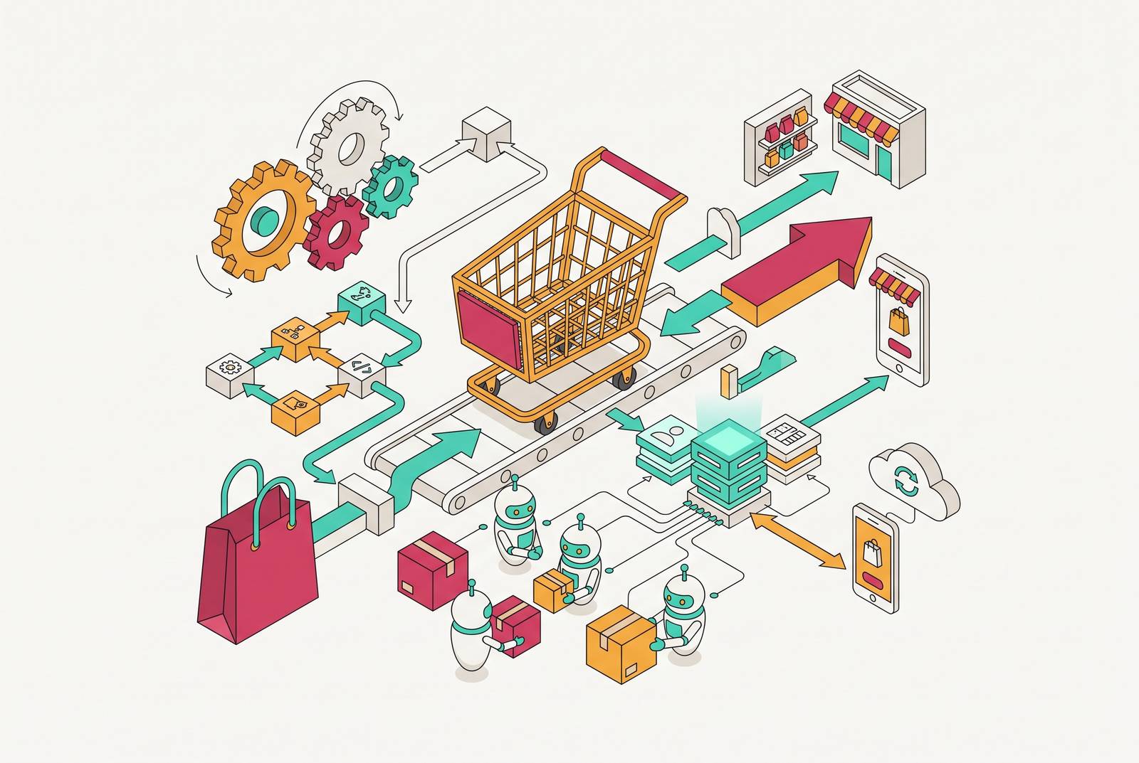 Cover illustration for “Marketing Automation Best Practices for AI Shopping Agents”