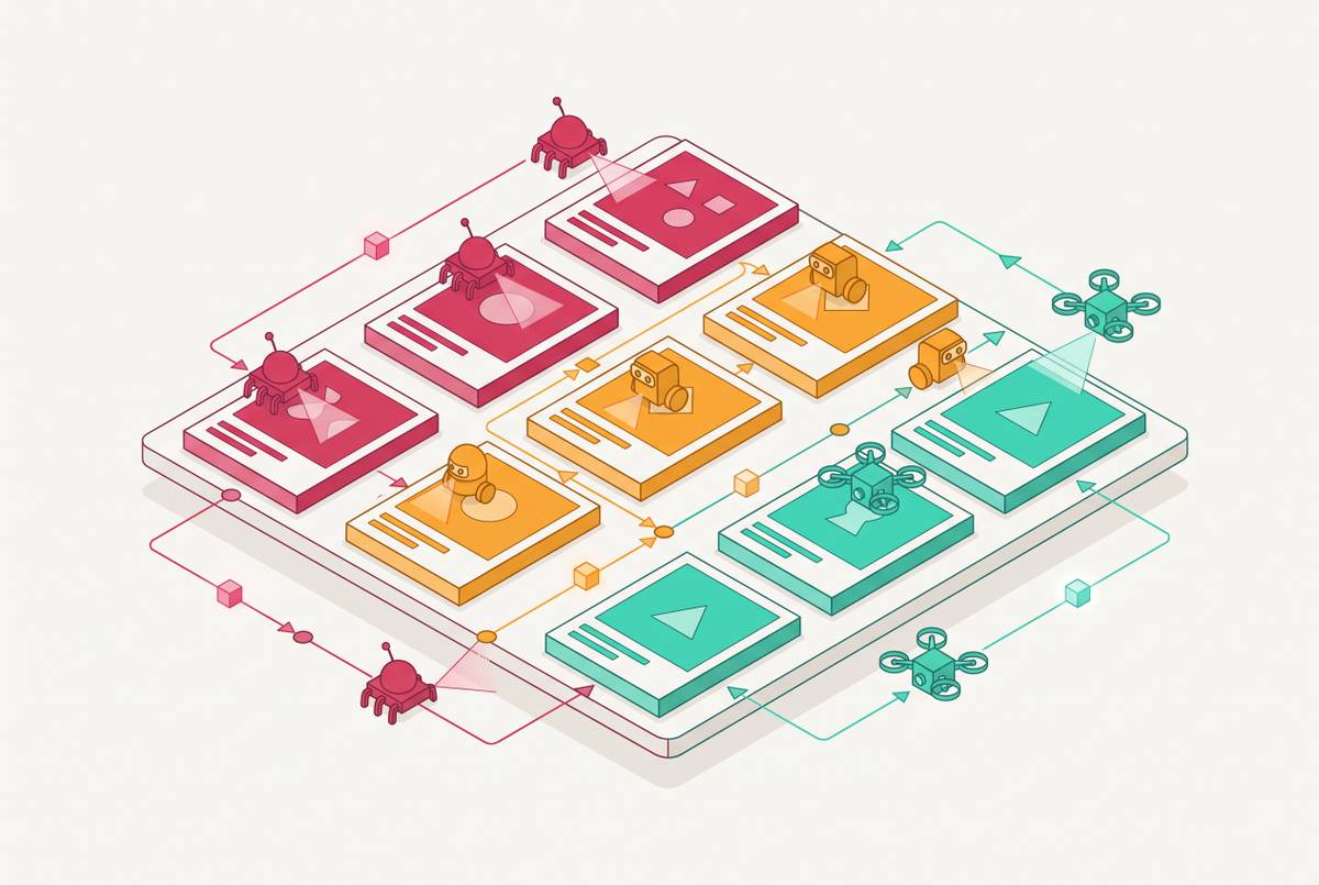 Cover illustration for “How Bots Interact With Ecommerce Category Pages”