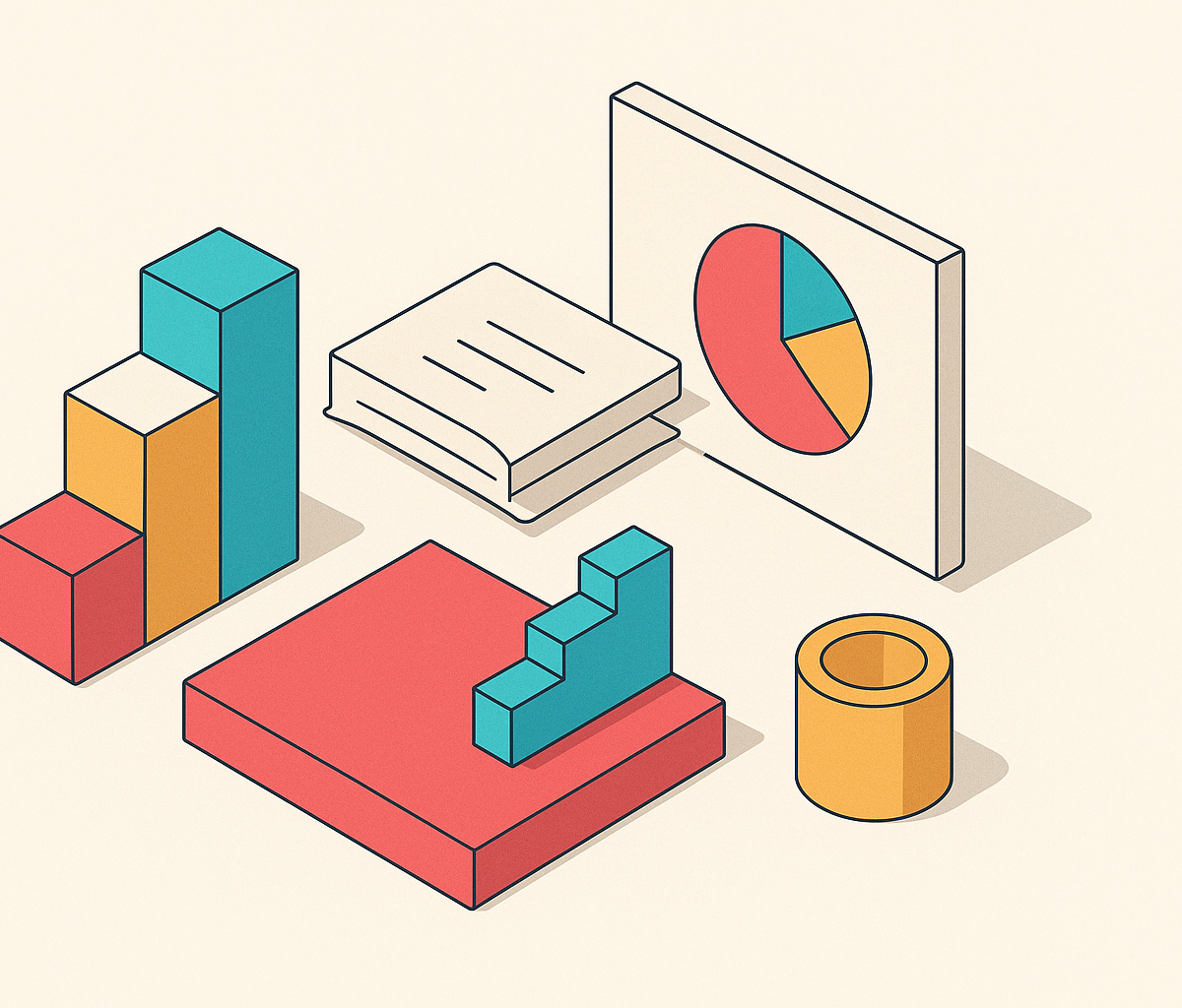 Cover illustration for “Content Pillar Examples for B2B SaaS Brands”