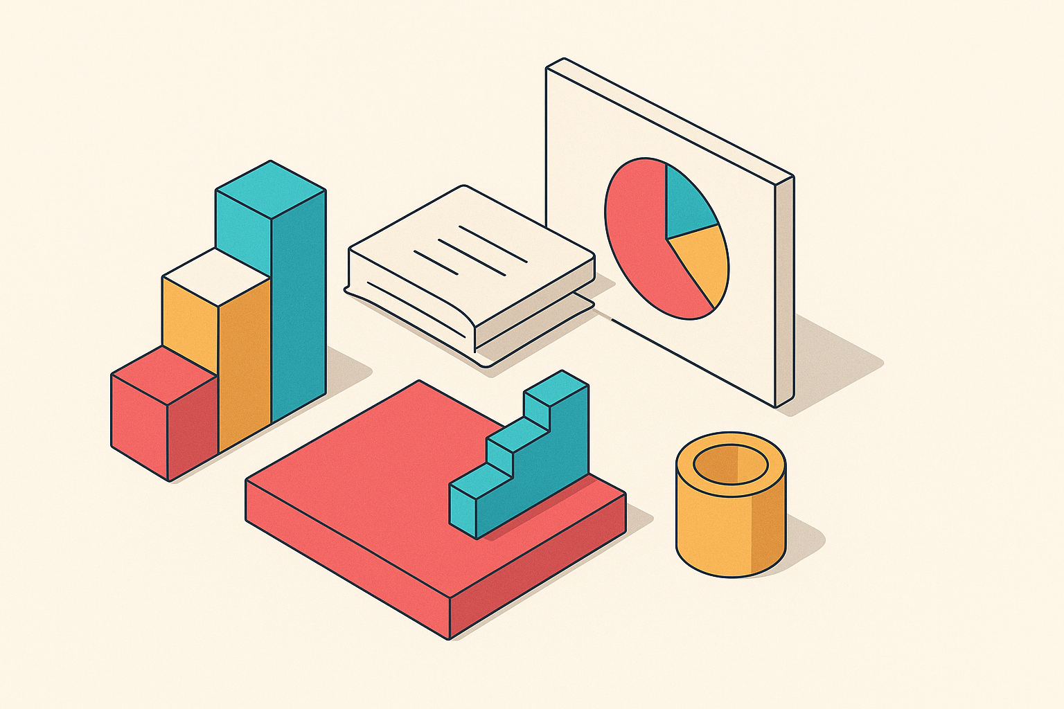 Cover illustration for “Content Pillar Examples for B2B SaaS Brands”
