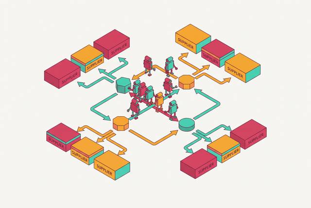 Cover illustration for “B2B Procurement Bots and Vendor Selection Logic”
