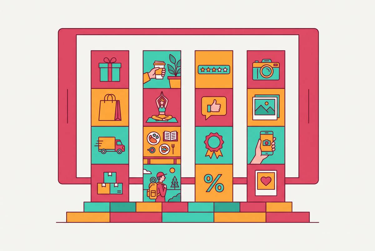 Cover illustration for “Content Pillars for Instagram in Consumer Product Categories”
