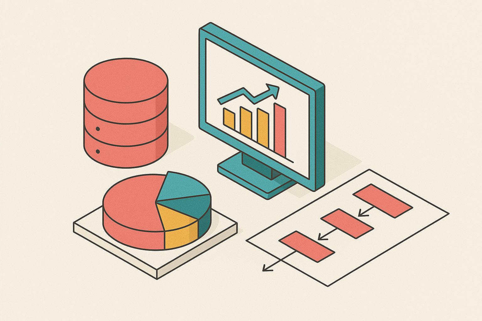 Cover illustration for “Data-Driven Marketing Strategy for Mid-Market B2B Teams”
