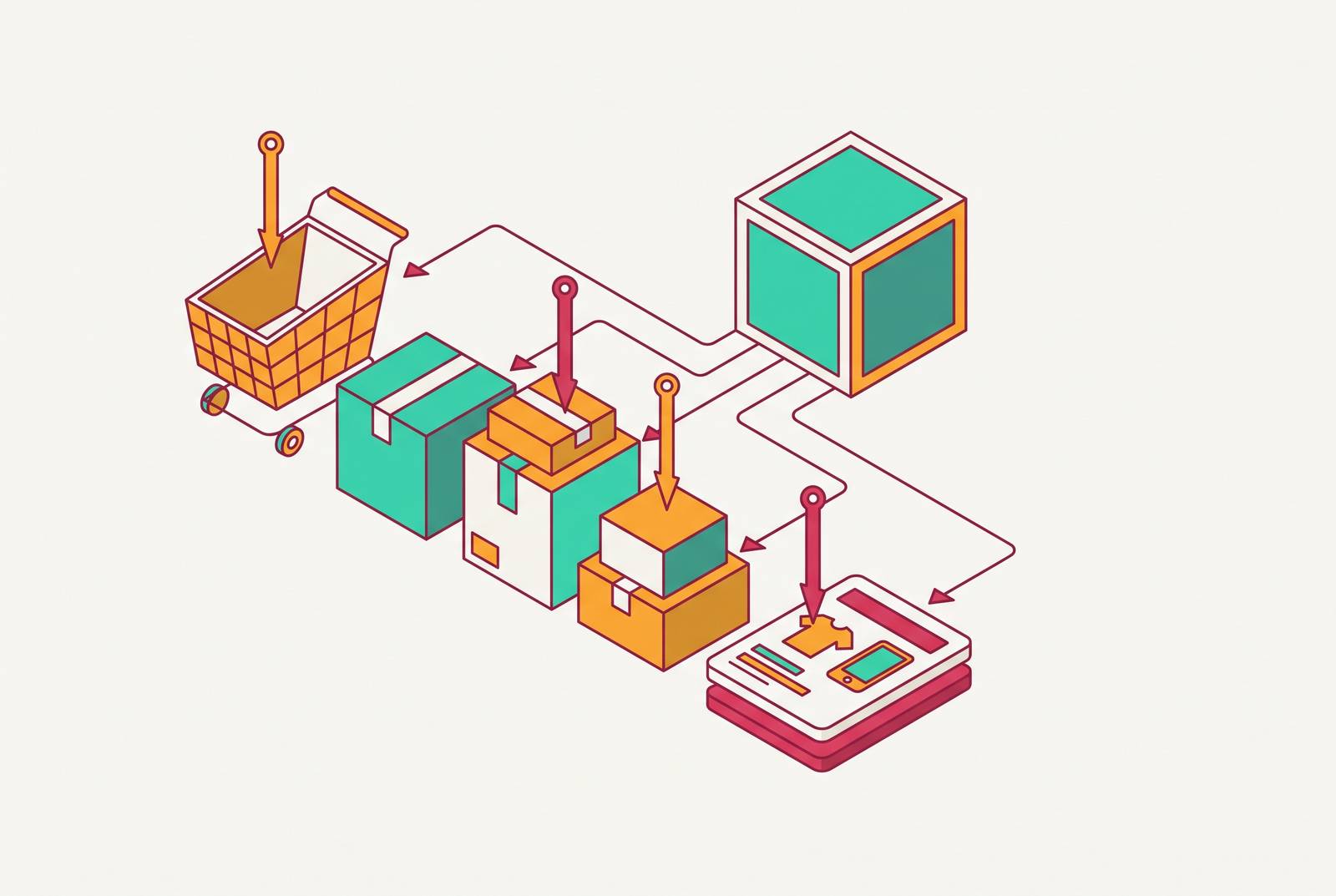 Cover illustration for “How AI Shopping Agents Select Products Without Human Input”