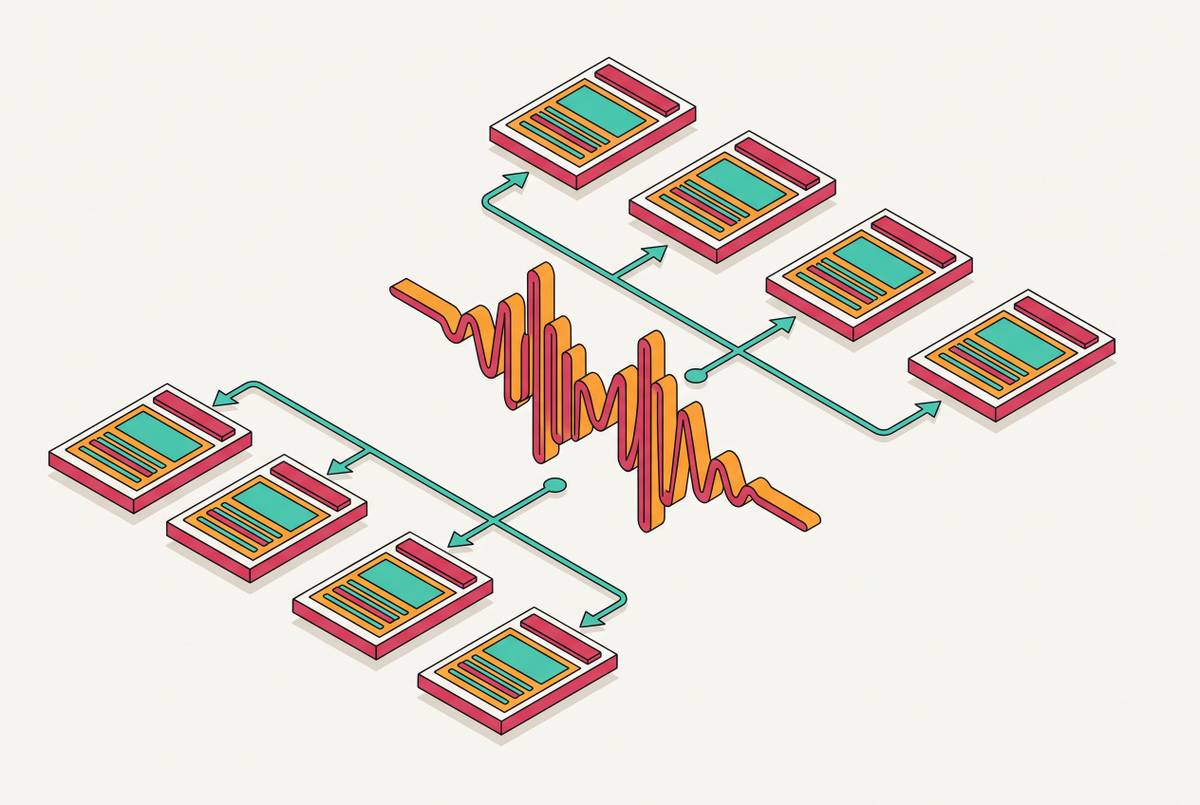 Cover illustration for “Brand Voice Consistency Across AI-Generated Content at Scale”