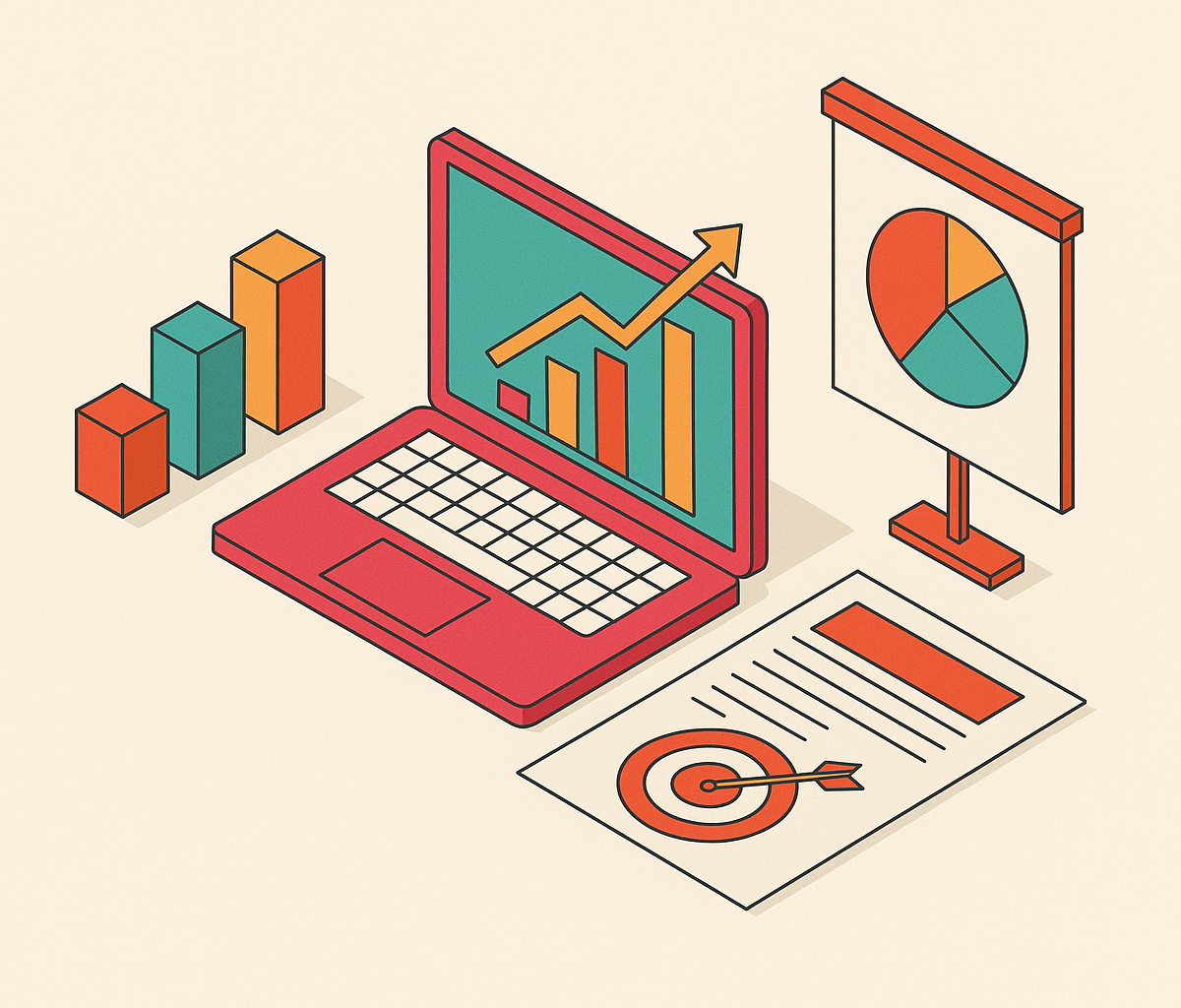 Cover illustration for “Data-Driven Decision Making in Campaign Planning”