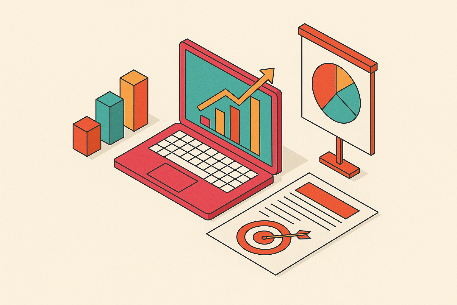 Cover illustration for “Data-Driven Decision Making in Campaign Planning”