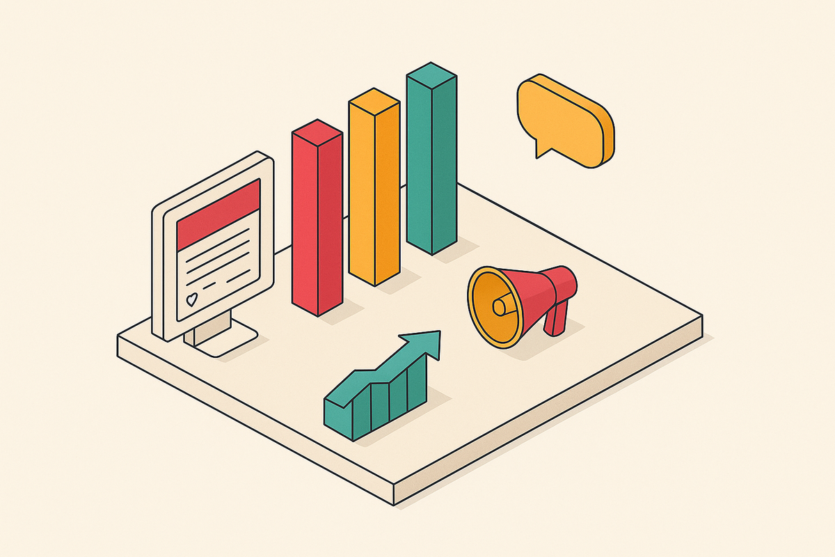 Cover illustration for “Content Pillars for Social Media in Competitive Niches”