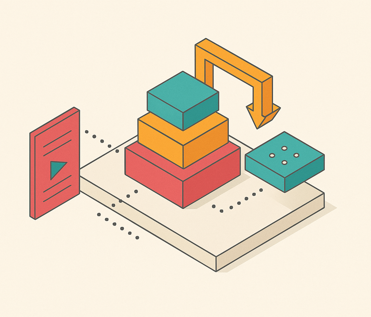 Cover illustration for “Content Strategy Framework for Algorithm-Driven Distribution”