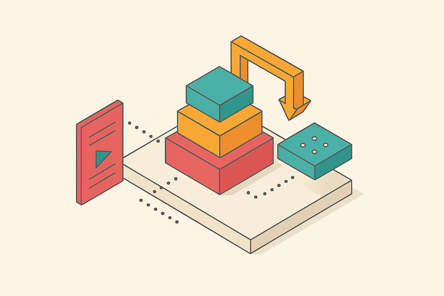 Cover illustration for “Content Strategy Framework for Algorithm-Driven Distribution”