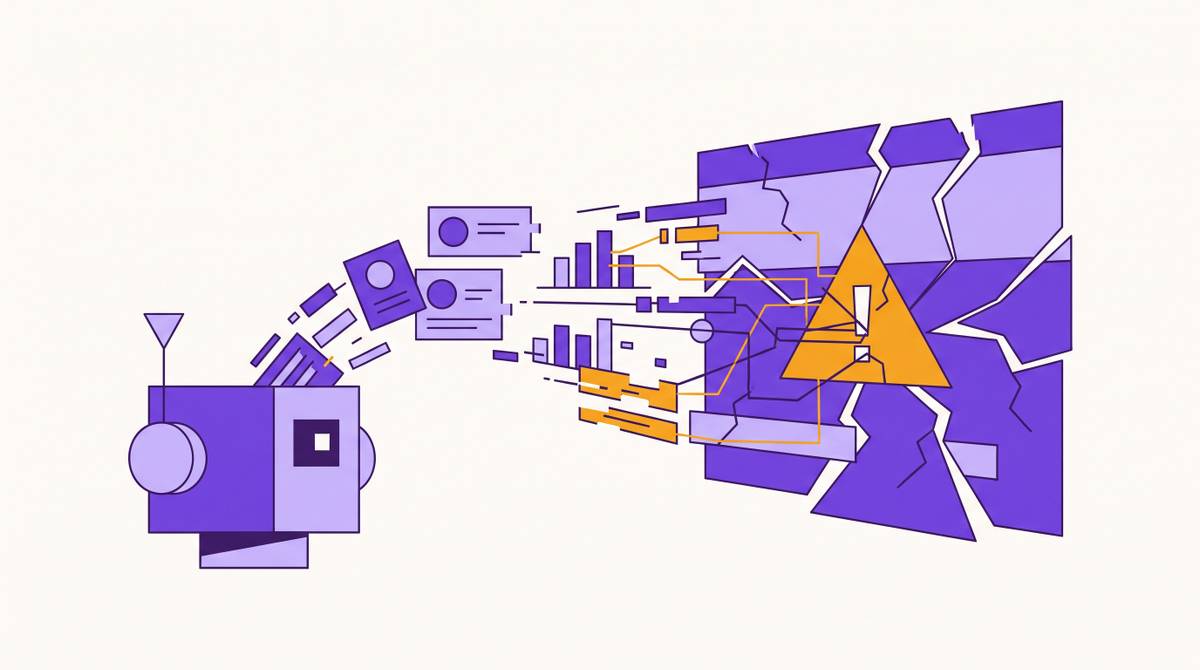 Cover illustration for “Risks of AI-Generated CRM Insights”