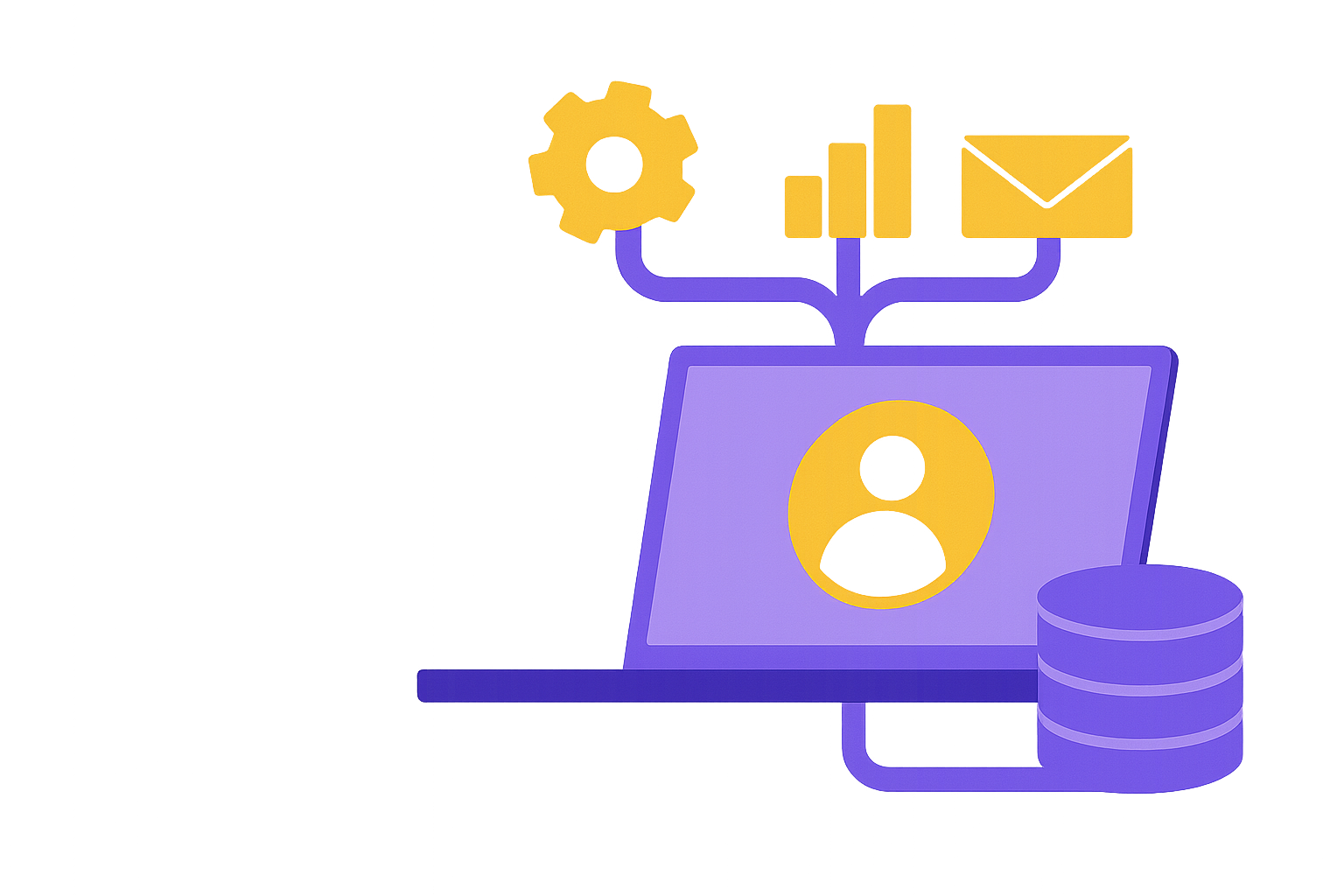 Cover illustration for “Must-Have CRM Integrations for B2B Marketing Stacks”
