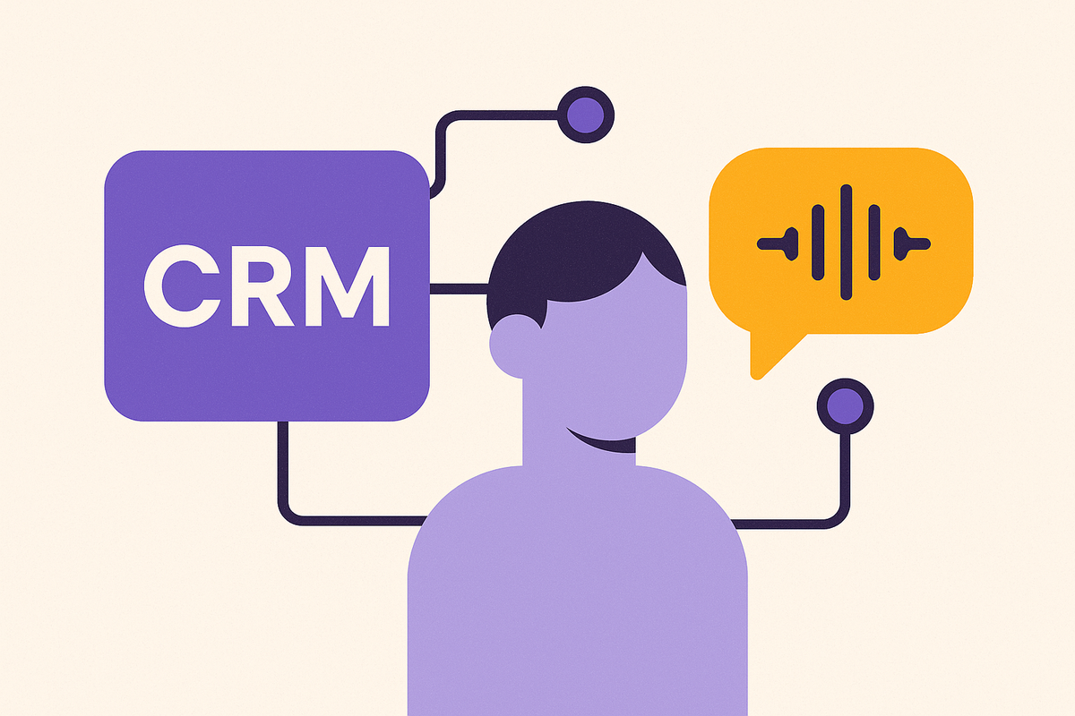 Cover illustration for “CRM Conversation Intelligence Integration”
