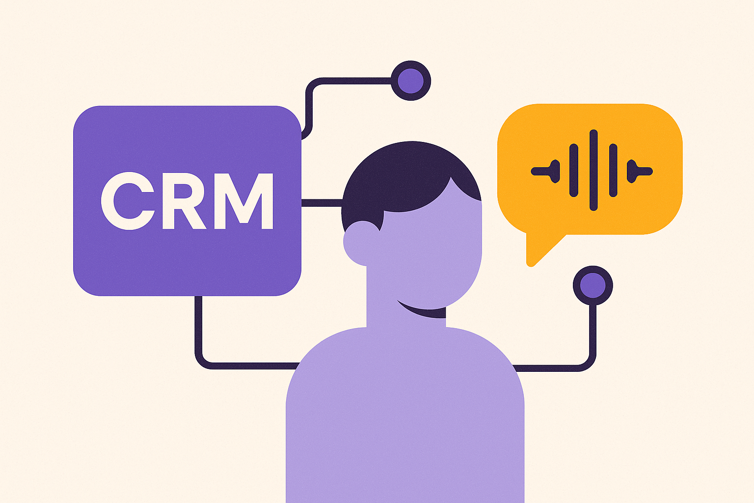Cover illustration for “CRM Conversation Intelligence Integration”