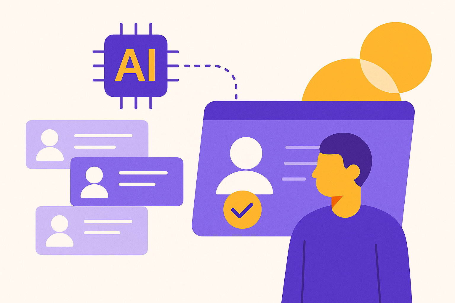 Cover illustration for “AI-Powered Lead Scoring in Modern CRMs”