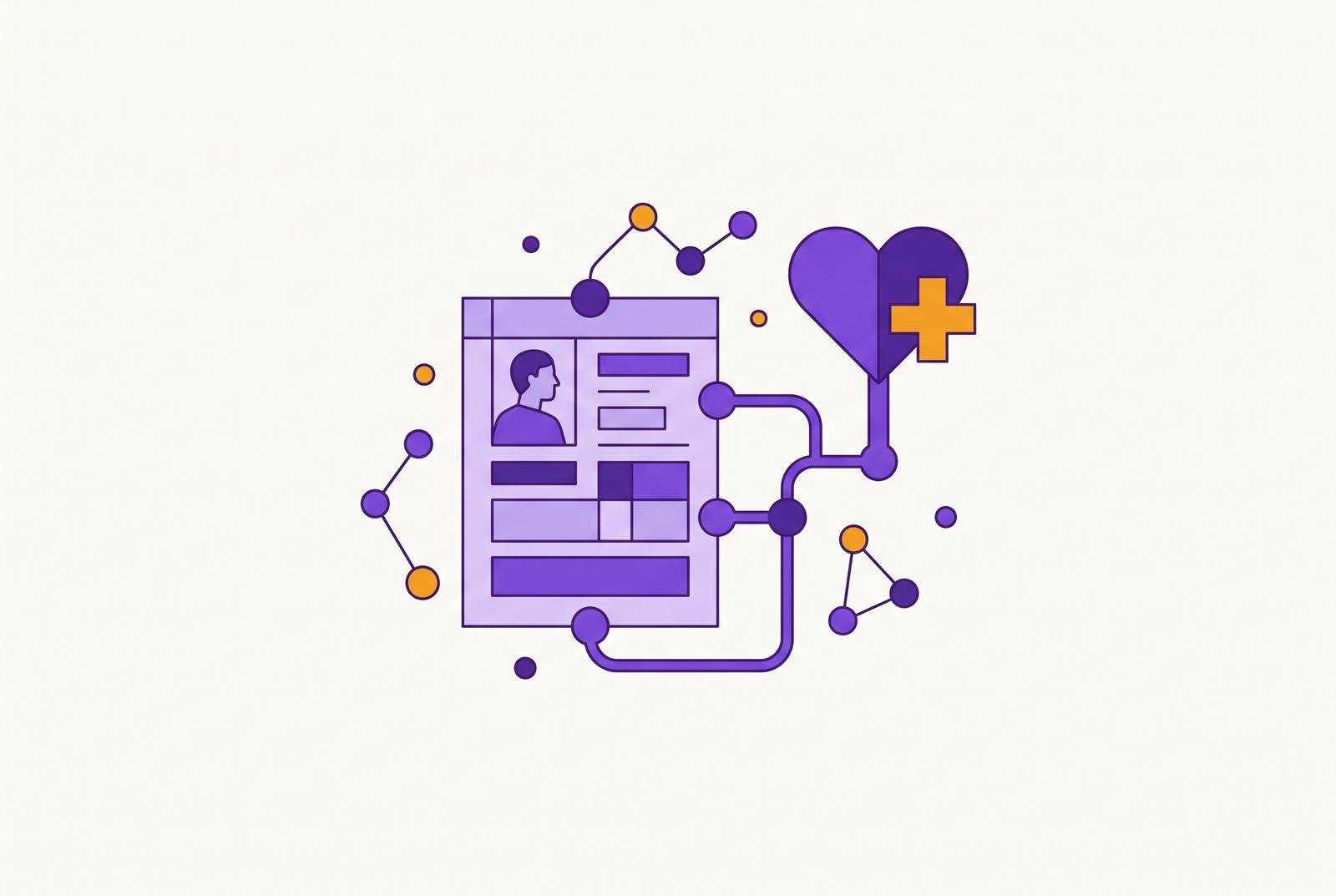 Cover illustration for “CRM Software for Healthcare Patient Relationship Management”