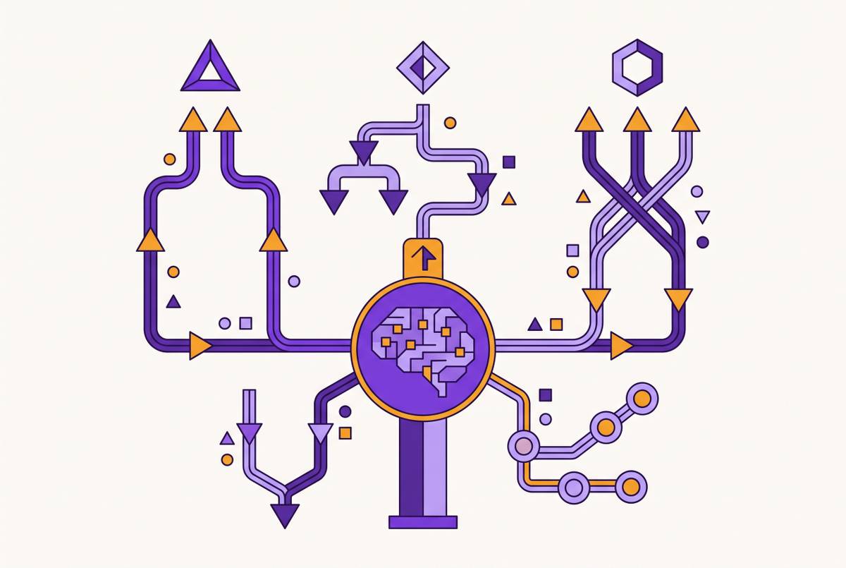 Cover illustration for “CRM Vendor AI Roadmaps Compared”