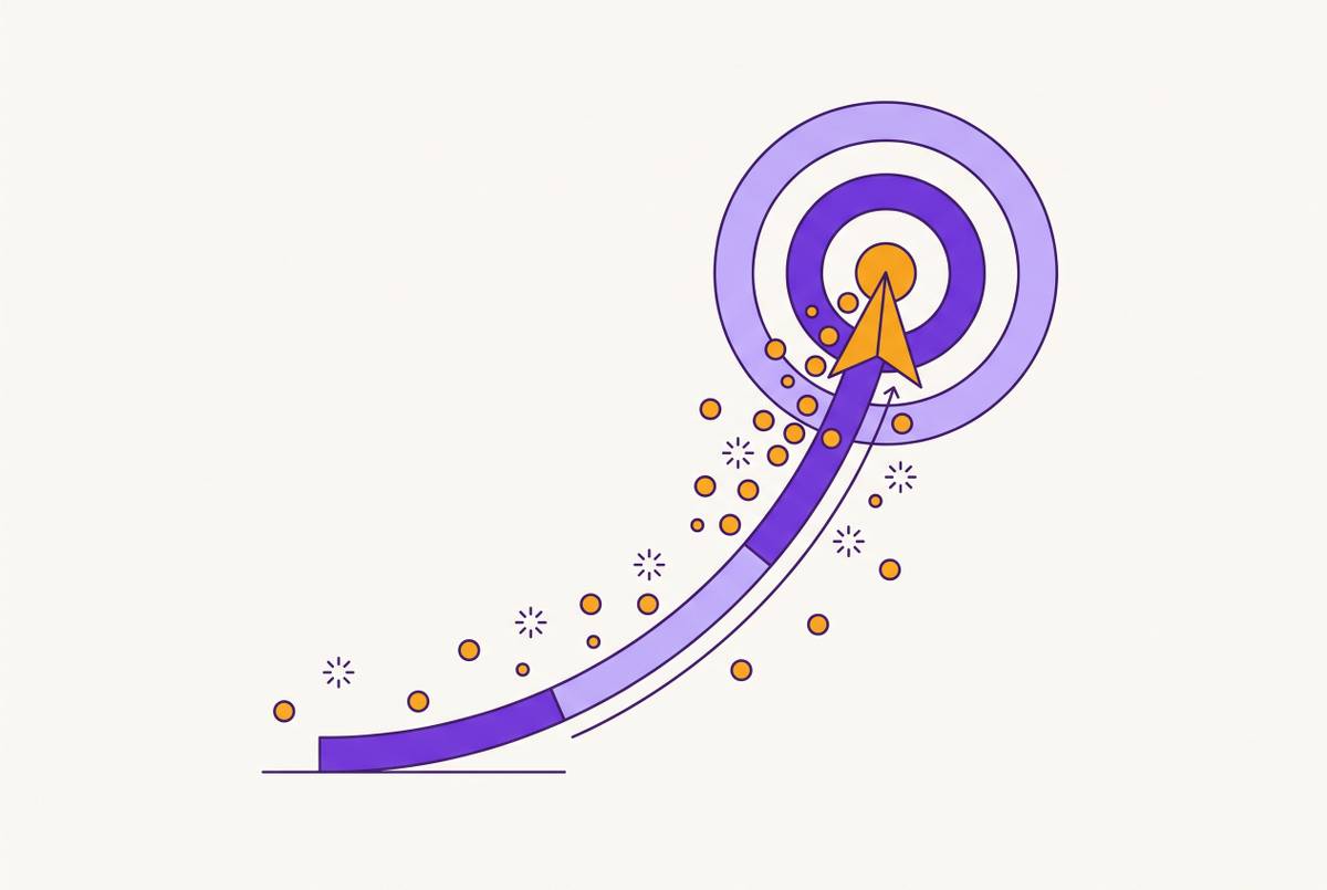 Cover illustration for “CRM Predictive Forecasting Accuracy Benchmarks”