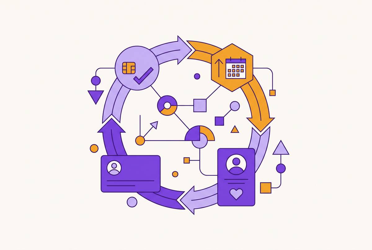Cover illustration for “CRM for SaaS Companies Managing Subscription Lifecycles”