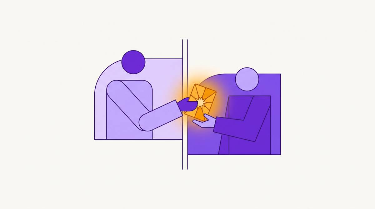 Cover illustration for “Lead Handoff Process Between Marketing and Sales”