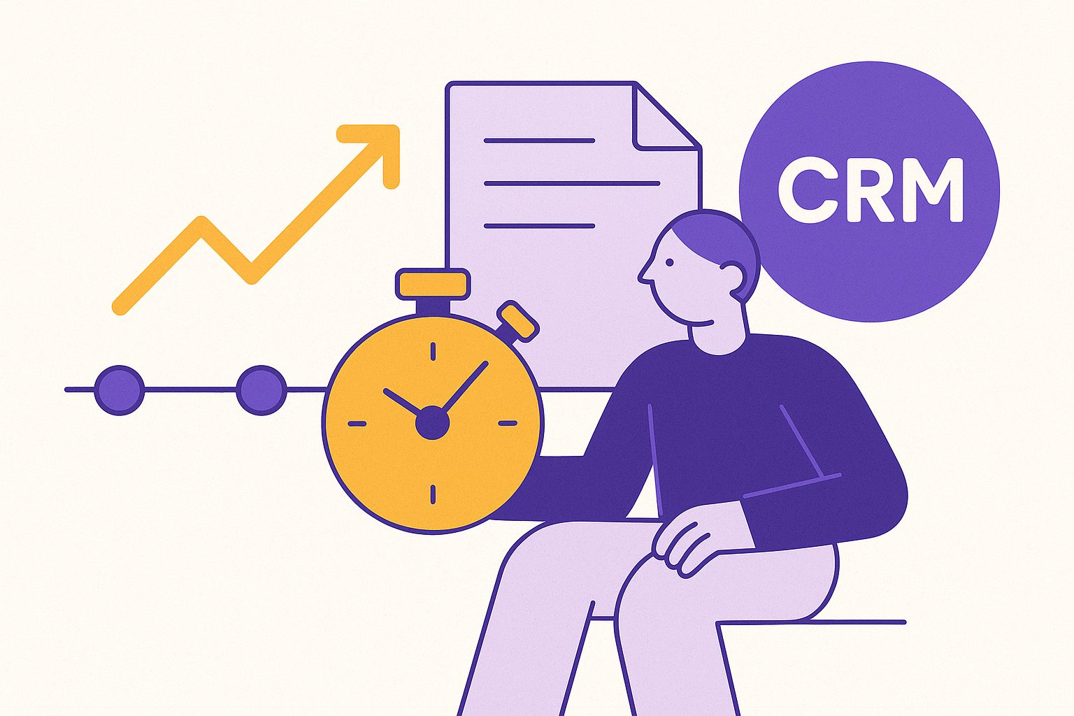 Cover illustration for “CRM Onboarding and Implementation Timelines”