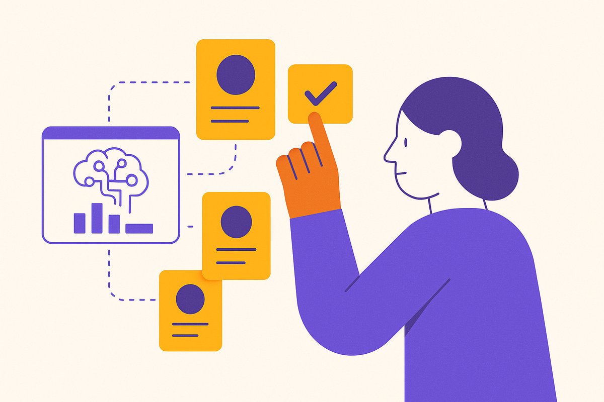 Cover illustration for “AI Lead Scoring in Modern CRM Platforms”