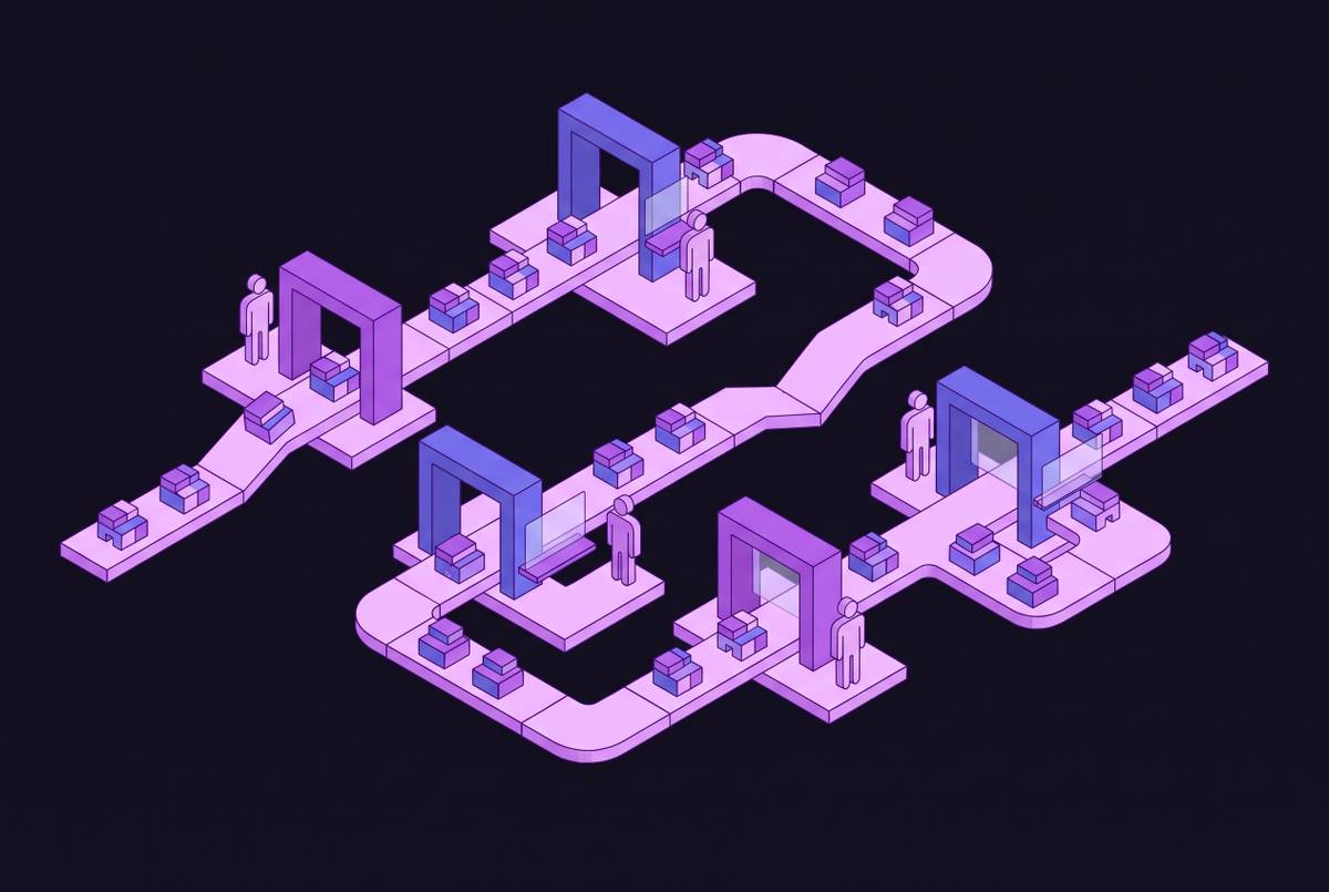 Cover illustration for “Human-in-the-Loop Checkpoints for Autonomous Agents”