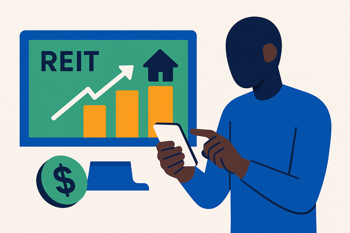 Cover illustration for “REIT Investing Platforms for Non-Accredited Investors”