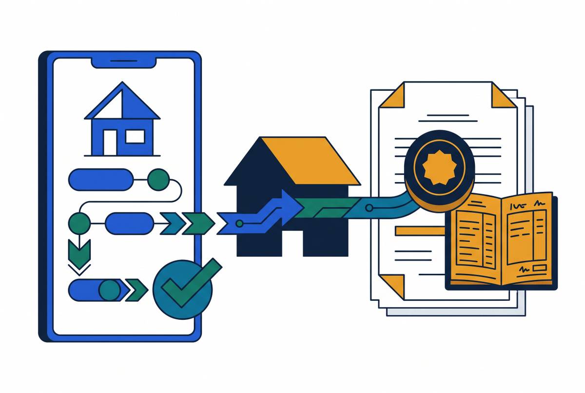 Cover illustration for “Digital Mortgage Platforms versus Traditional Lender Underwriting”
