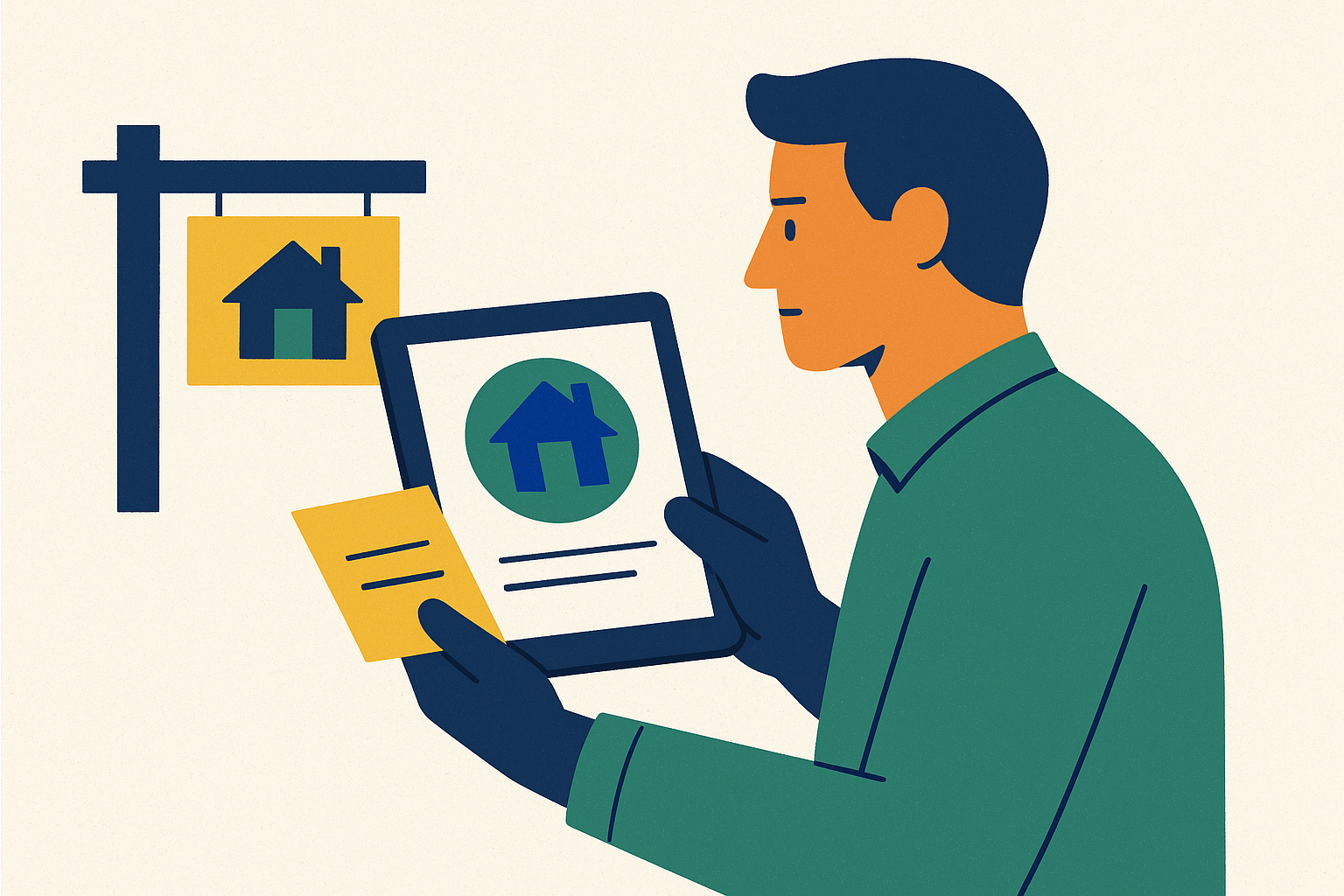 Cover illustration for “Off-Market Real Estate Listing Platforms for Investors”