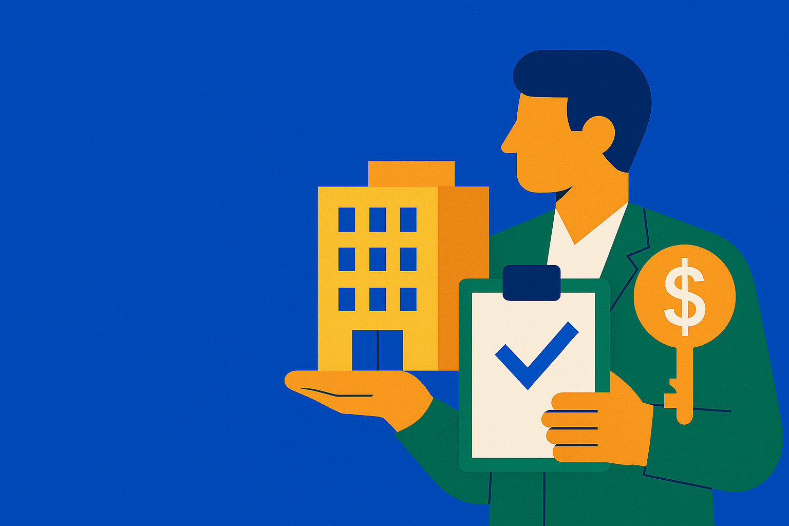 Cover illustration for “How Commercial Property Management Works”