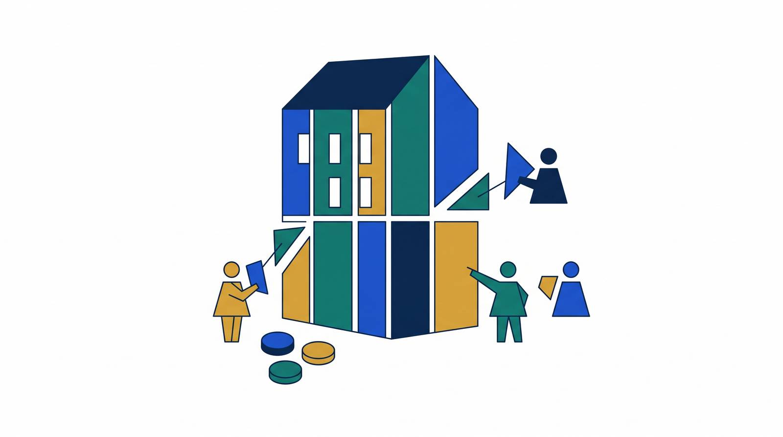 Cover illustration for “Fractional Real Estate Ownership Platforms Explained”