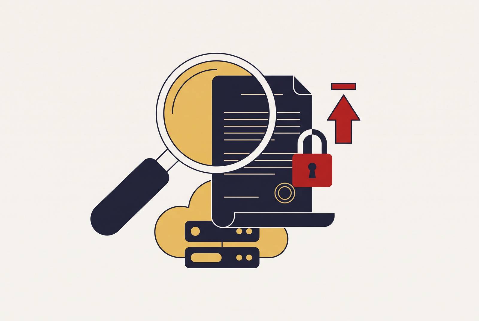 Cover illustration for “What in-house counsel should ask a legal AI vendor about contract data before uploading a single agreement”