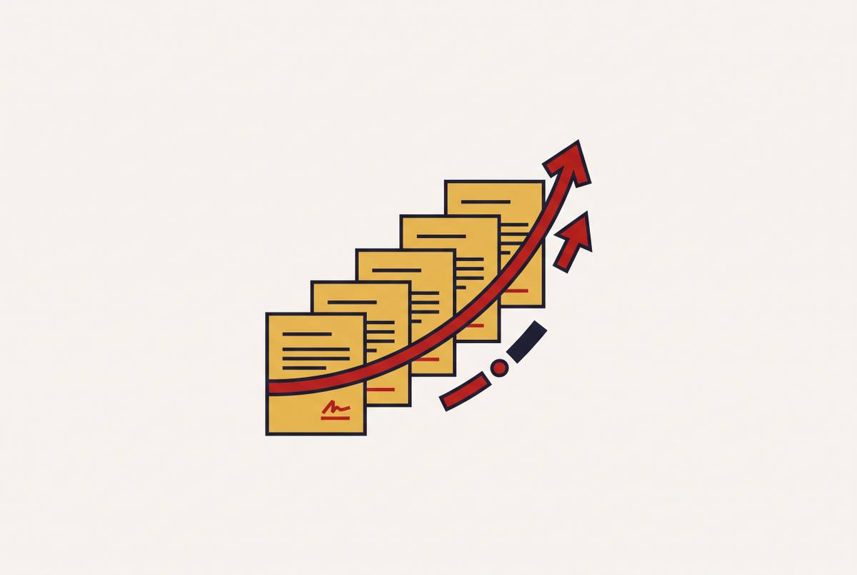Cover illustration for “CLM Adoption Rates Among In-House Legal Departments”