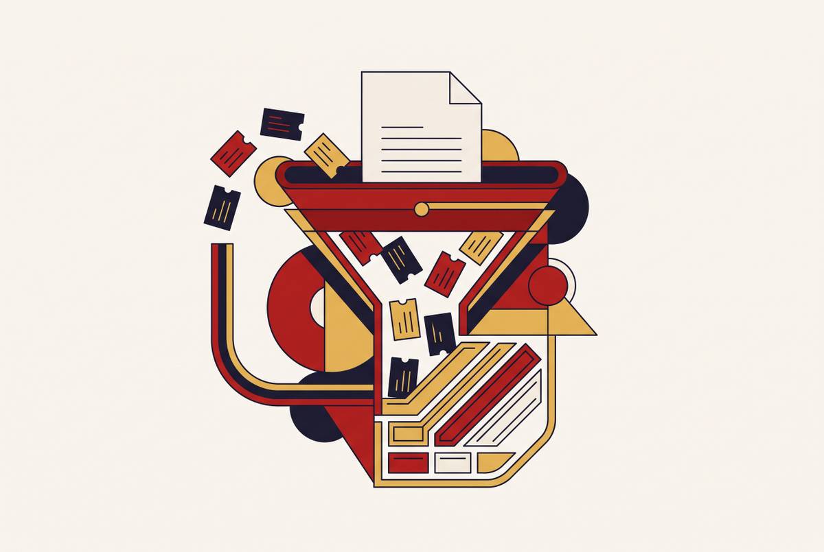 Cover illustration for “Contract Intake Design for In-House Legal Teams”