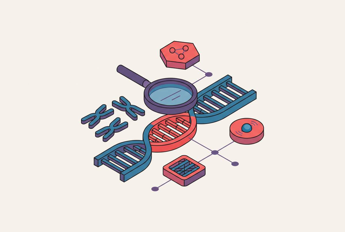 Cover illustration for “Hereditary Cancer Risk Genes Beyond BRCA1 and BRCA2”