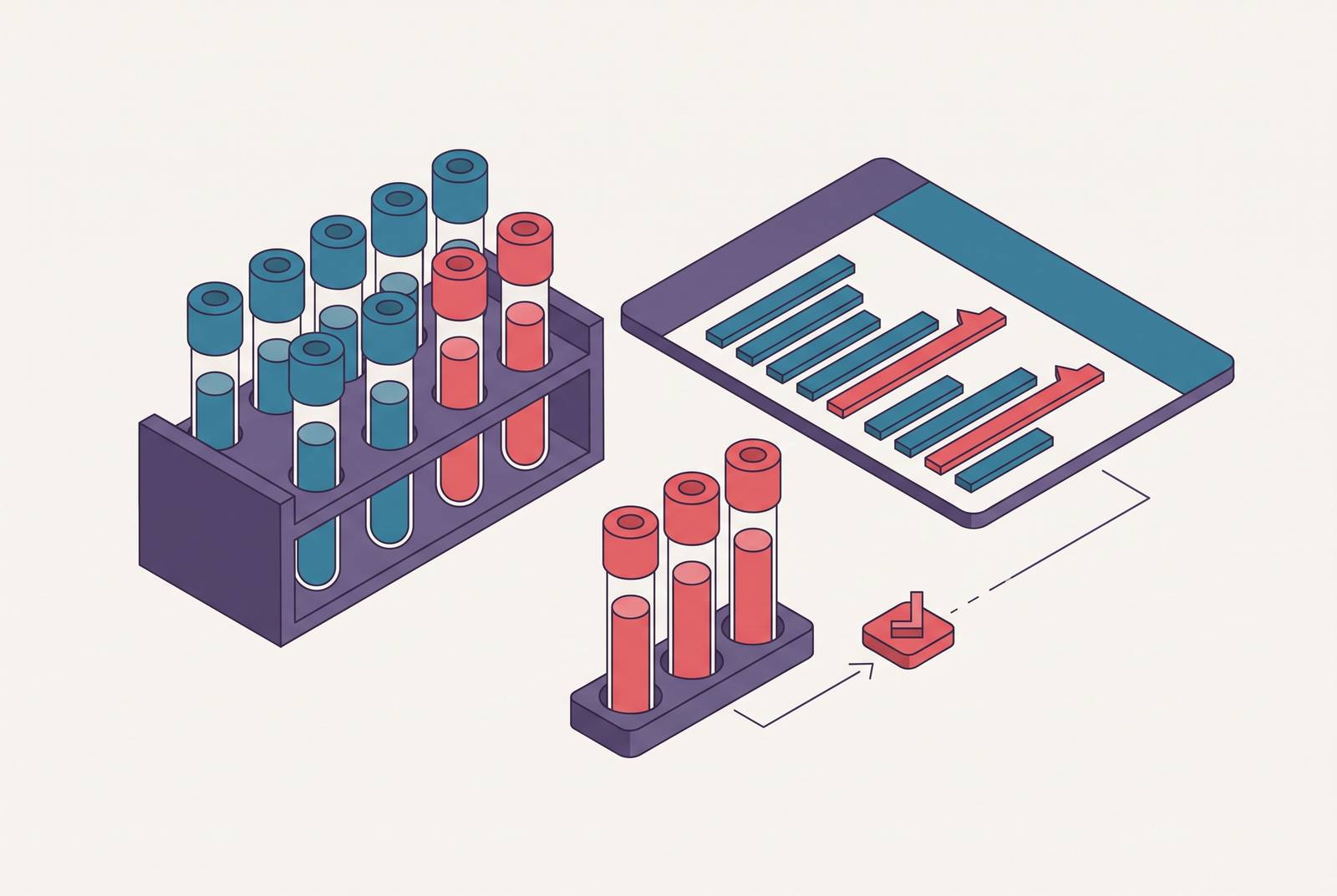Cover illustration for “Reading an advanced biomarker panel: which markers earn a repeat draw”