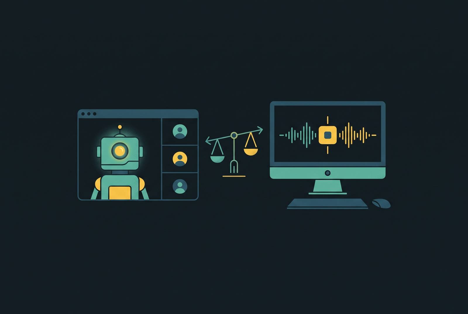 Cover illustration for “Meeting bots vs. desktop recording SDKs: choosing a capture method for your AI notetaker”