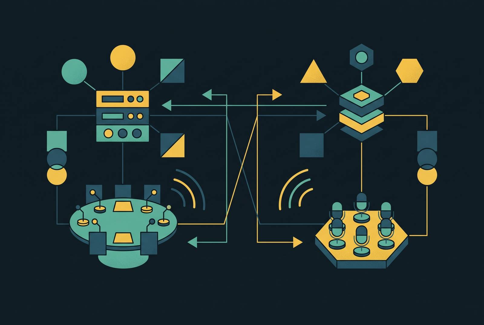 Cover illustration for “Recall AI vs Symbl AI for Meeting Bot Infrastructure”